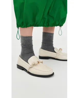 Jil Sander ローファー エッグシェル - サムネイル3