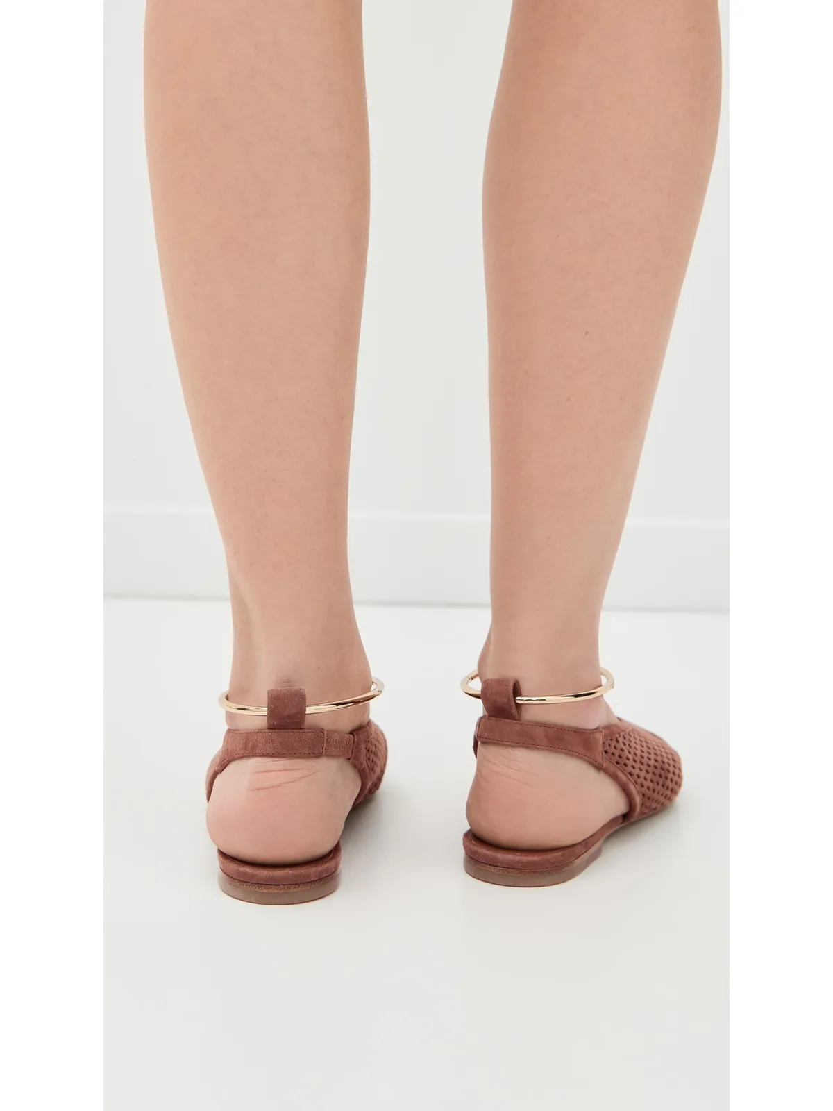 ビンテージ Jil Sander スリングバックフラット アンバー - 画像4