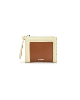 Jil Sander ミニ フレンチ ジロ ウォレット タン - サムネイル1