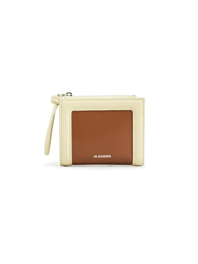 Jil Sander Jil Sander ミニ フレンチ ジロ ウォレット タンの商品画像