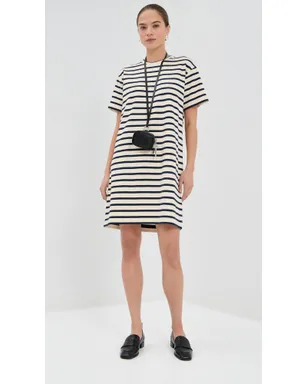 Jil Sander ショートスリーブドレス マリニエール - サムネイル2
