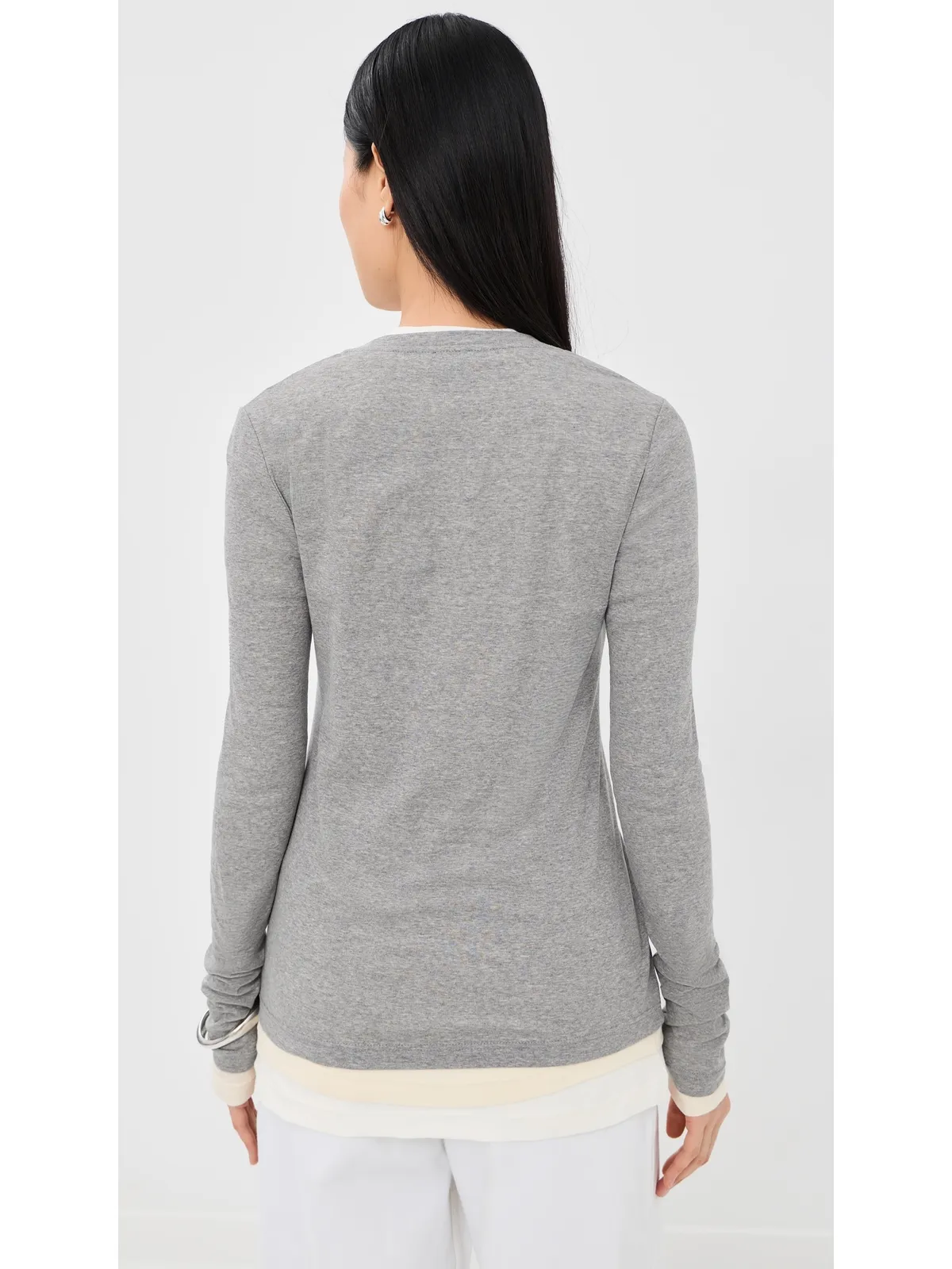 Jil Sander ロングスリーブ レイヤードTシャツ マルチカラー - 画像3