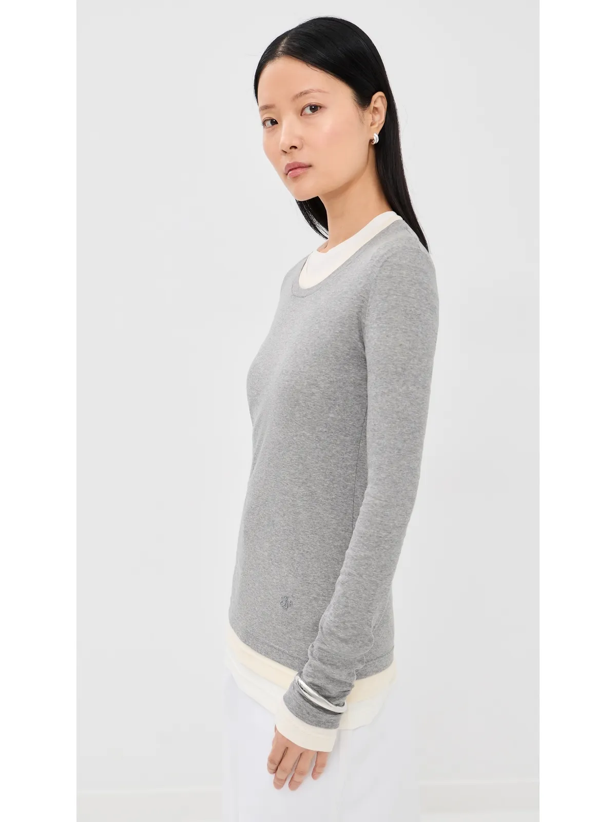 Jil Sander ロングスリーブ レイヤードTシャツ マルチカラー - 画像4