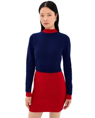 Jil Sander 長袖ダブルレイヤードミニドレス - サムネイル1