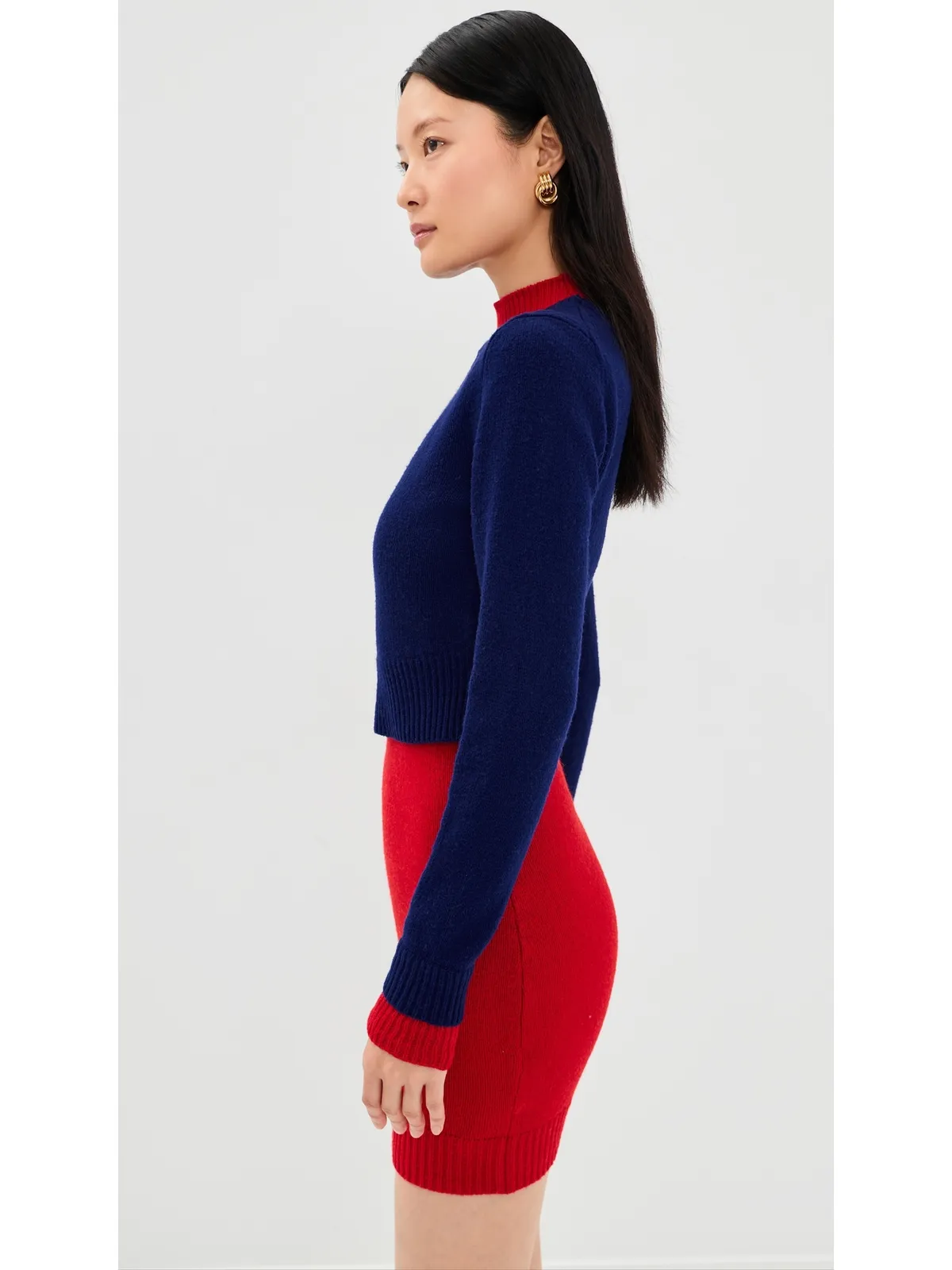 Jil Sander 長袖ダブルレイヤードミニドレス - 画像4