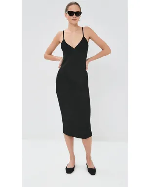Jil Sander ノースリーブドレス ブラック 32 - サムネイル5