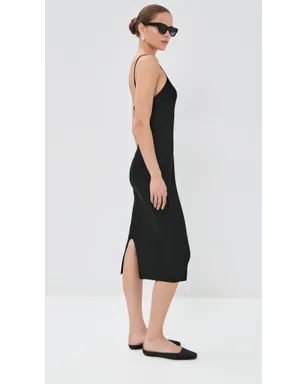 Jil Sander ノースリーブドレス ブラック 32 - サムネイル4