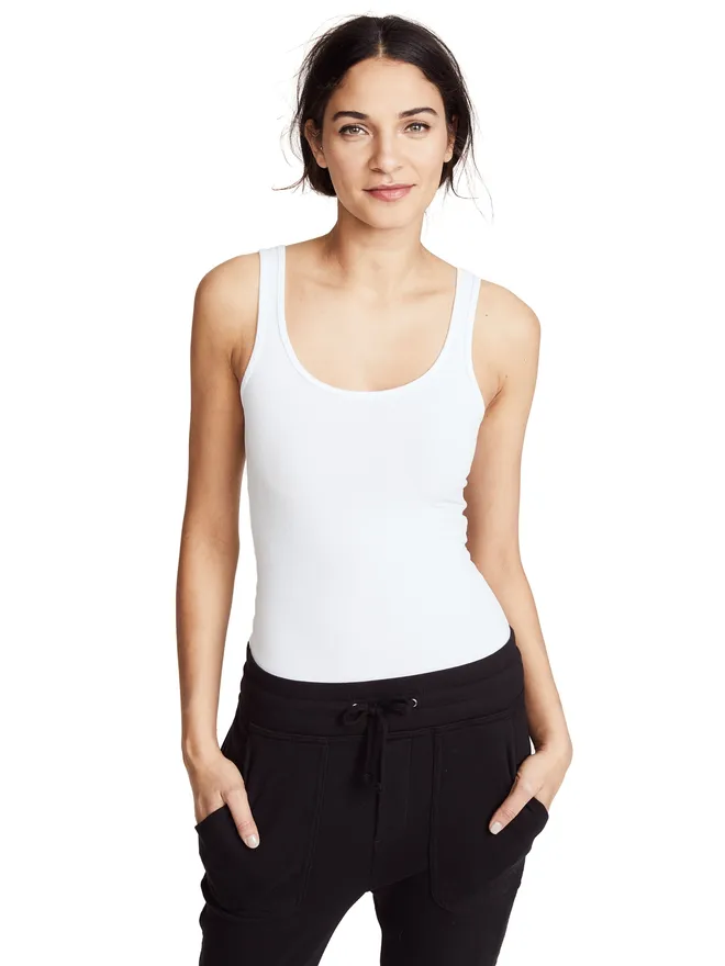 James Perse James Perse ブラッシュドジャージー ロングタンクトップ ホワイトの商品画像