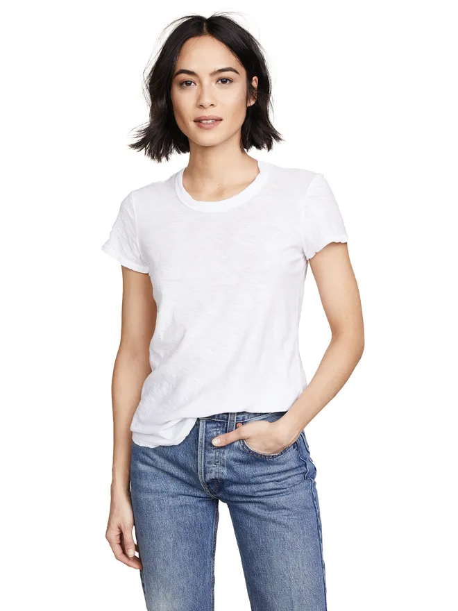 James Perse James Perse シアー スラブ クルーネックTシャツ ホワイトの商品画像