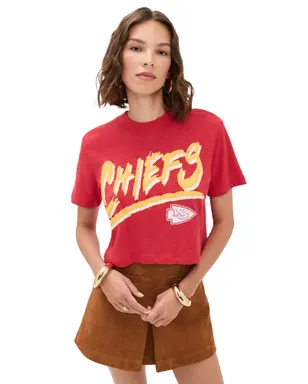 Junk Food チーフス・スリル MN クロップTシャツ - サムネイル1