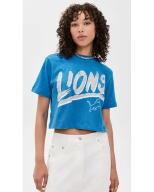 Junk Food ライオンズ Thrill クロップTシャツ ライオンズブルー - サムネイル2