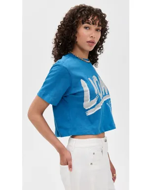Junk Food ライオンズ Thrill クロップTシャツ ライオンズブルー - サムネイル4