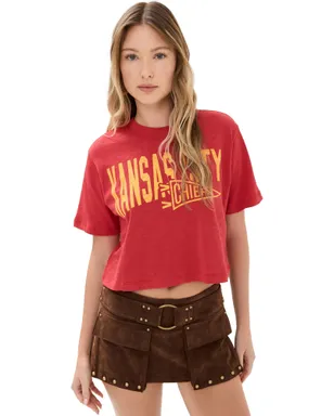 Junk Food チーフス クロップドTシャツ - サムネイル1