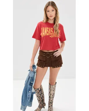 Junk Food チーフス クロップドTシャツ - サムネイル5