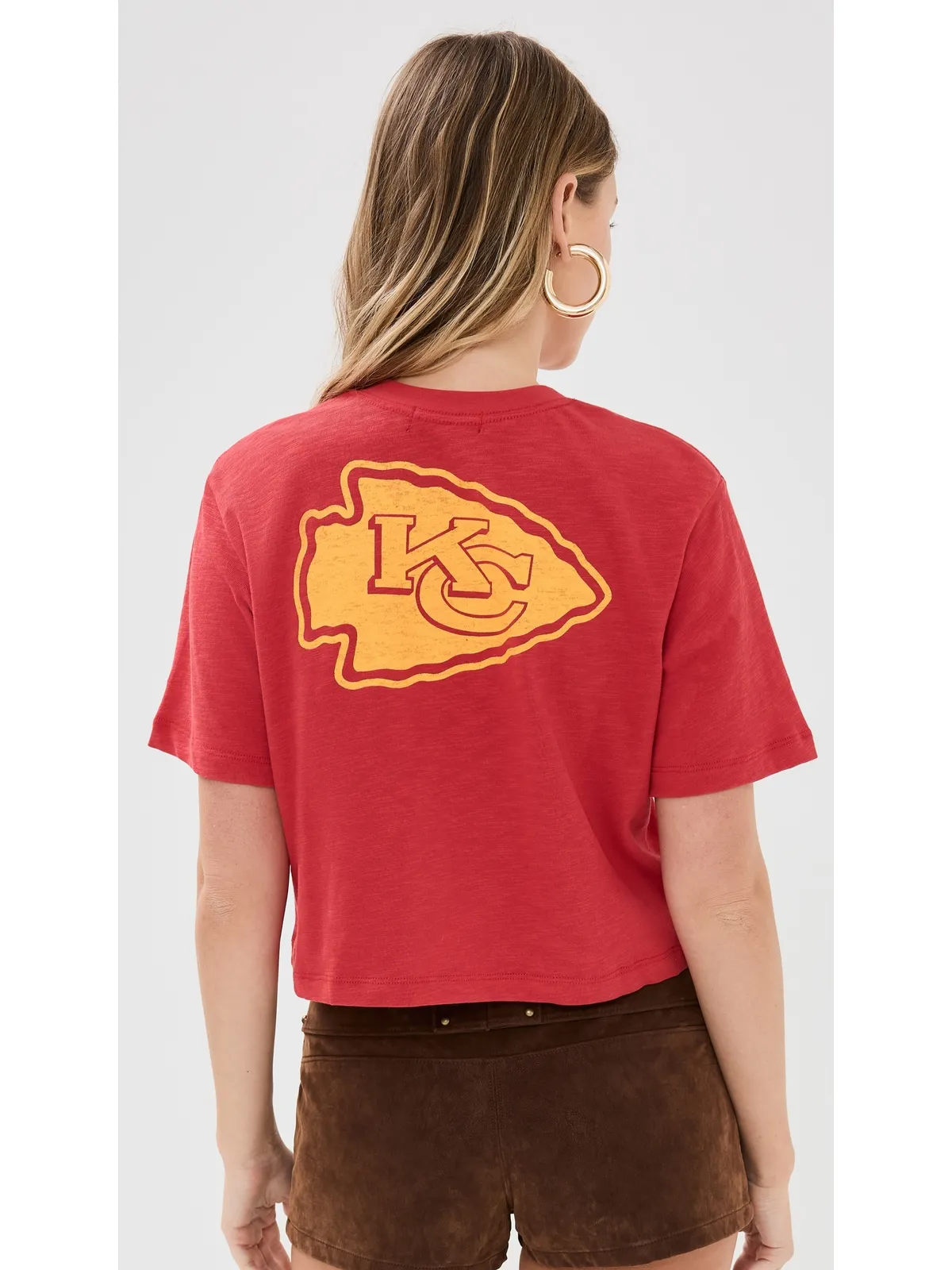 Junk Food チーフス クロップドTシャツ - 画像3
