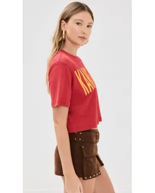 Junk Food チーフス クロップドTシャツ - サムネイル4