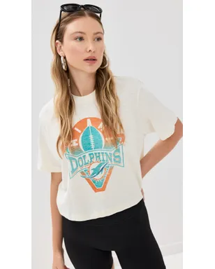 Junk Food ドルフィンズ クロップドTシャツ - サムネイル2