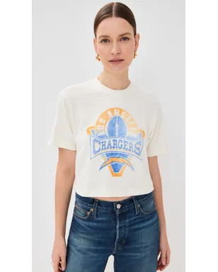 Junk Food チャージャーズ モックネック クロップ Tシャツ - サムネイル2