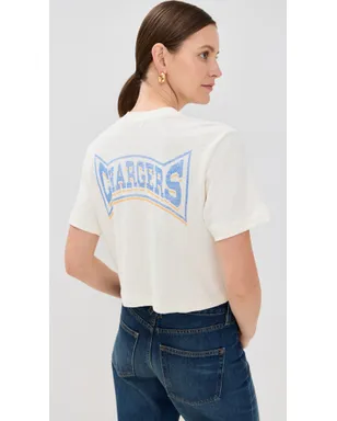 Junk Food チャージャーズ モックネック クロップ Tシャツ - サムネイル3