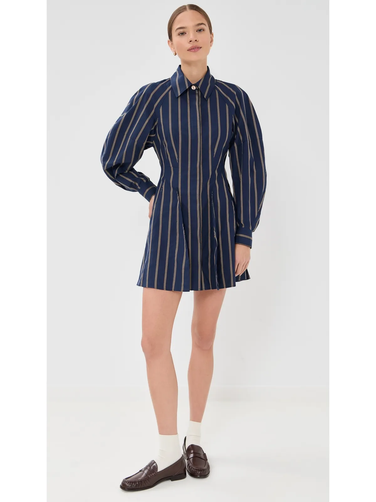 AnOnlyChild Stonia Dress Navy Multi - 画像5