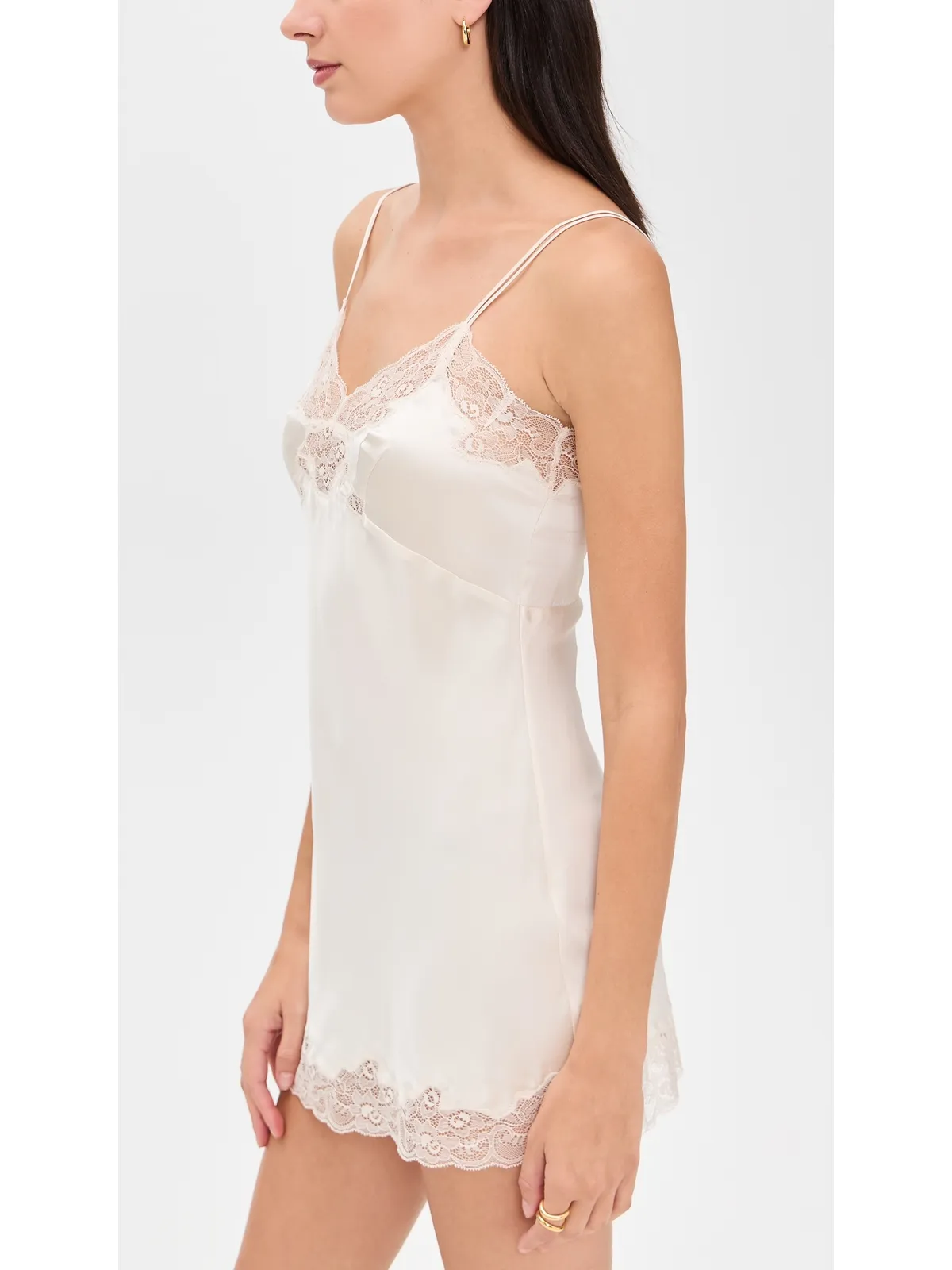 Only Hearts シルク・シャルムーズ・ミニ・スリップ - 画像4