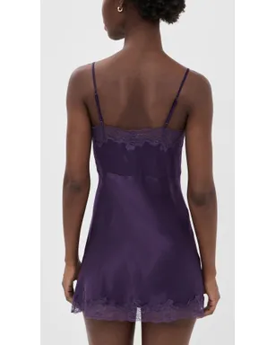 Only Hearts シルクシャルムーズ ミニスリップドレス プラム - サムネイル3