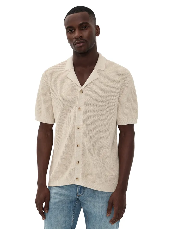 onia Onia シルクリネンキャンプシャツ メランジトープの商品画像
