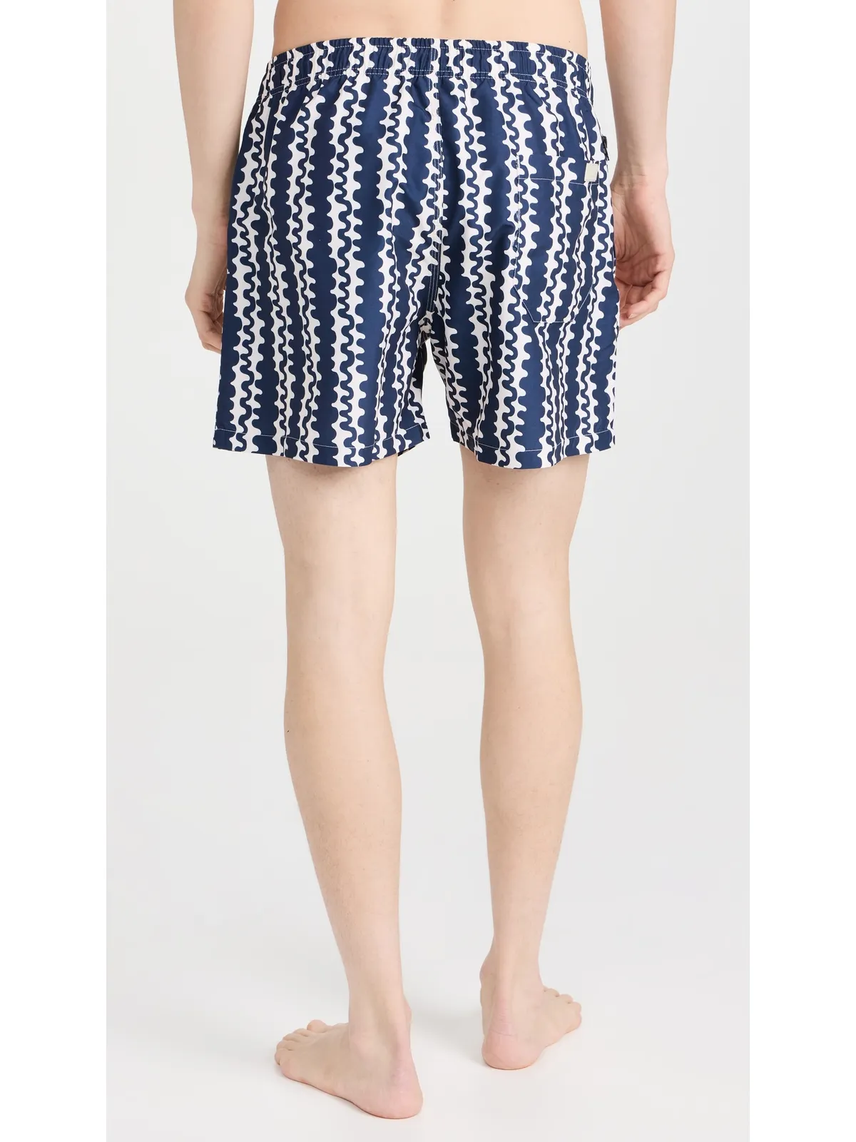 OAS ブルー スクリブル スイムショーツ - 画像3