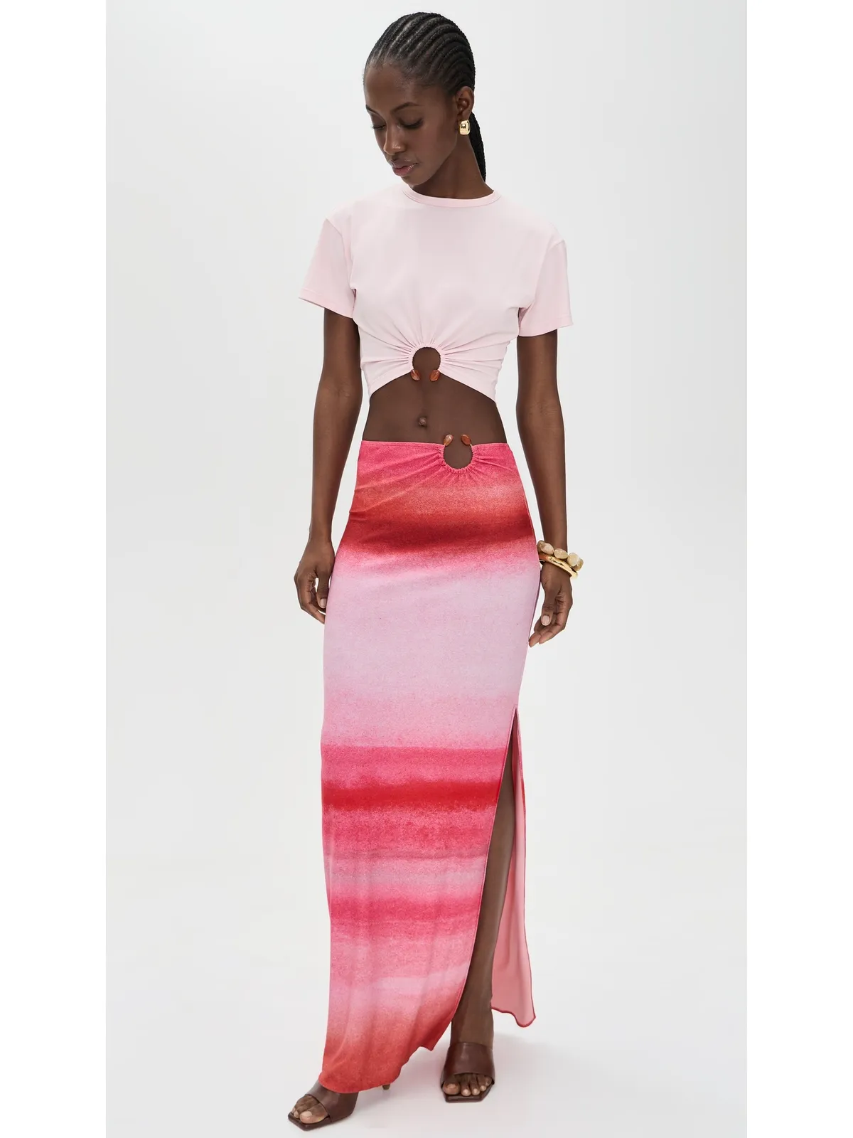 BAOBAB Zur Maxi Pareo Coverup Skirt Flor De Cantuta - 画像5
