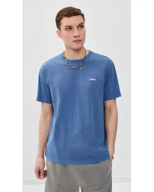 Obey ローワーケース ピグメントTシャツ（エレクトリックインディゴ） - サムネイル2