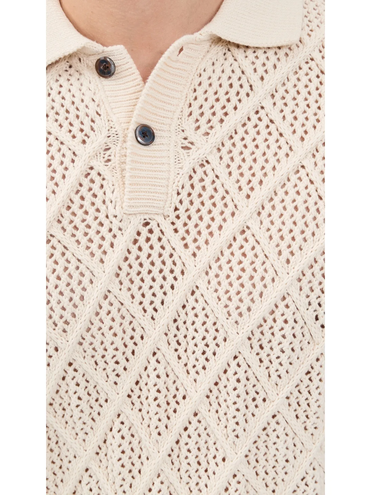 Obey ショートスリーブ チャンキー ポロセーター - 画像6