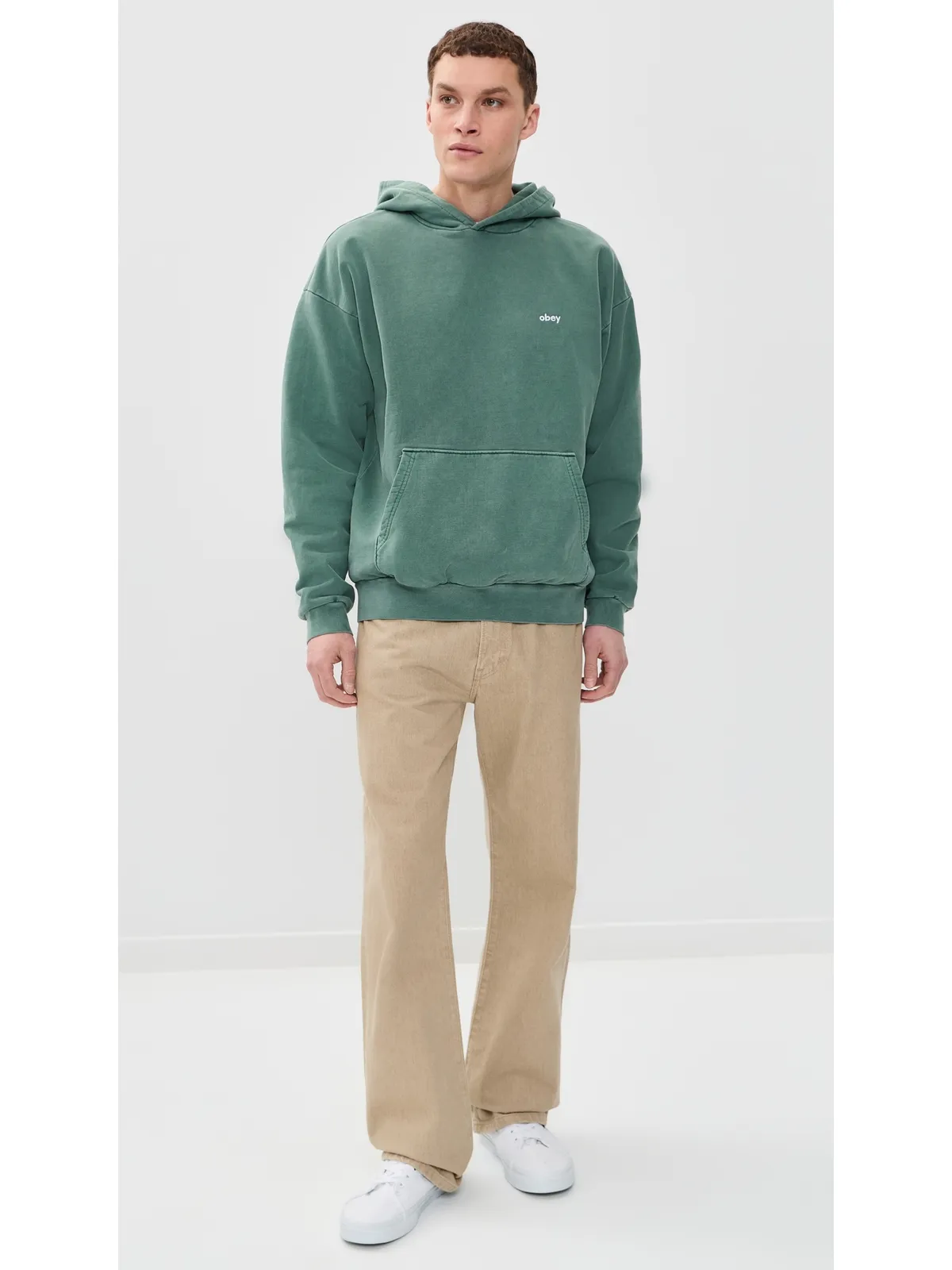 Obey Lowercase Pigment Hoodie - 画像5