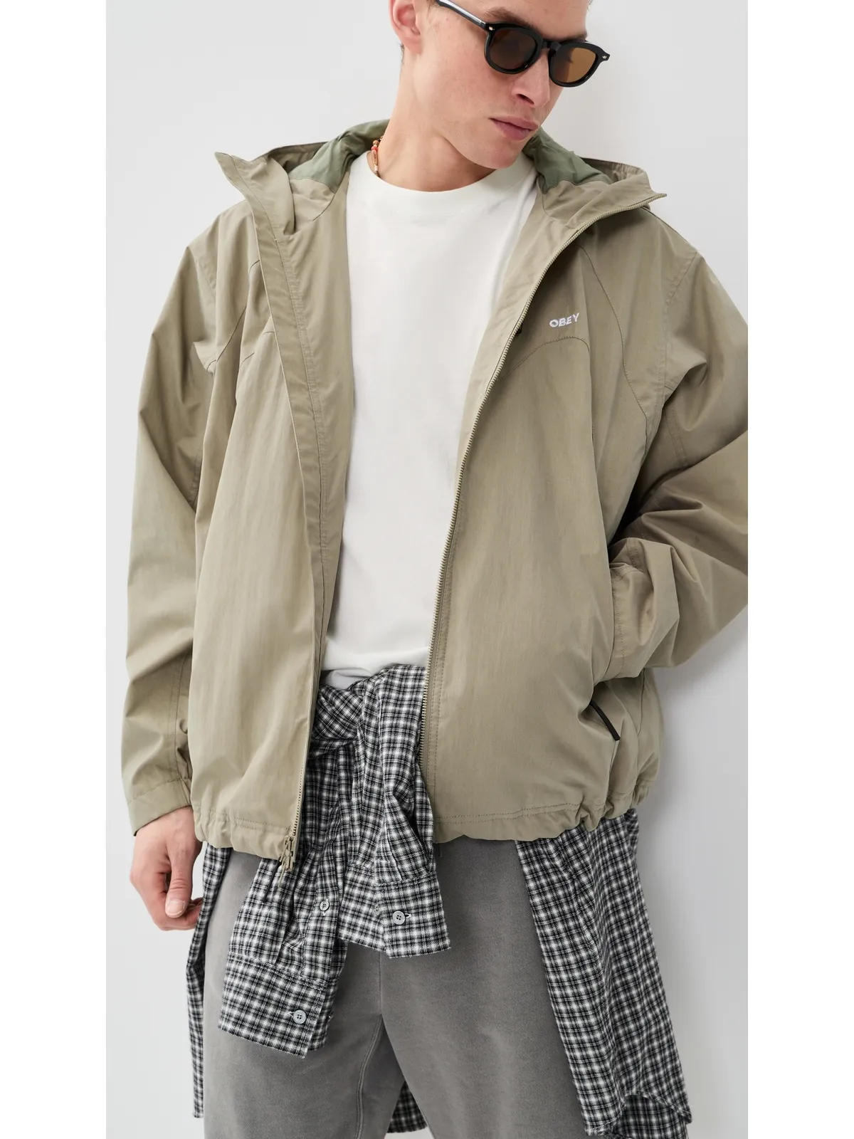 Obey Sota Shell Jacket Mermaid - 画像5