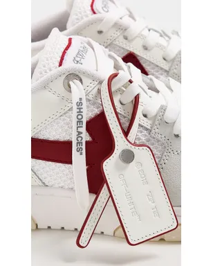 Off-White Slim Out of Office スニーカー ホワイト/ストロベリーレッド - サムネイル6