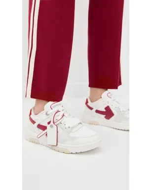 Off-White Slim Out of Office スニーカー ホワイト/ストロベリーレッド - サムネイル3