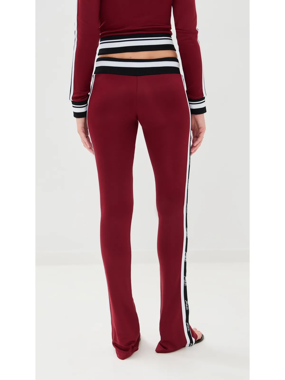 Off-White トラック Serena スリムパンツ レッドダリア／ブルー - 画像4
