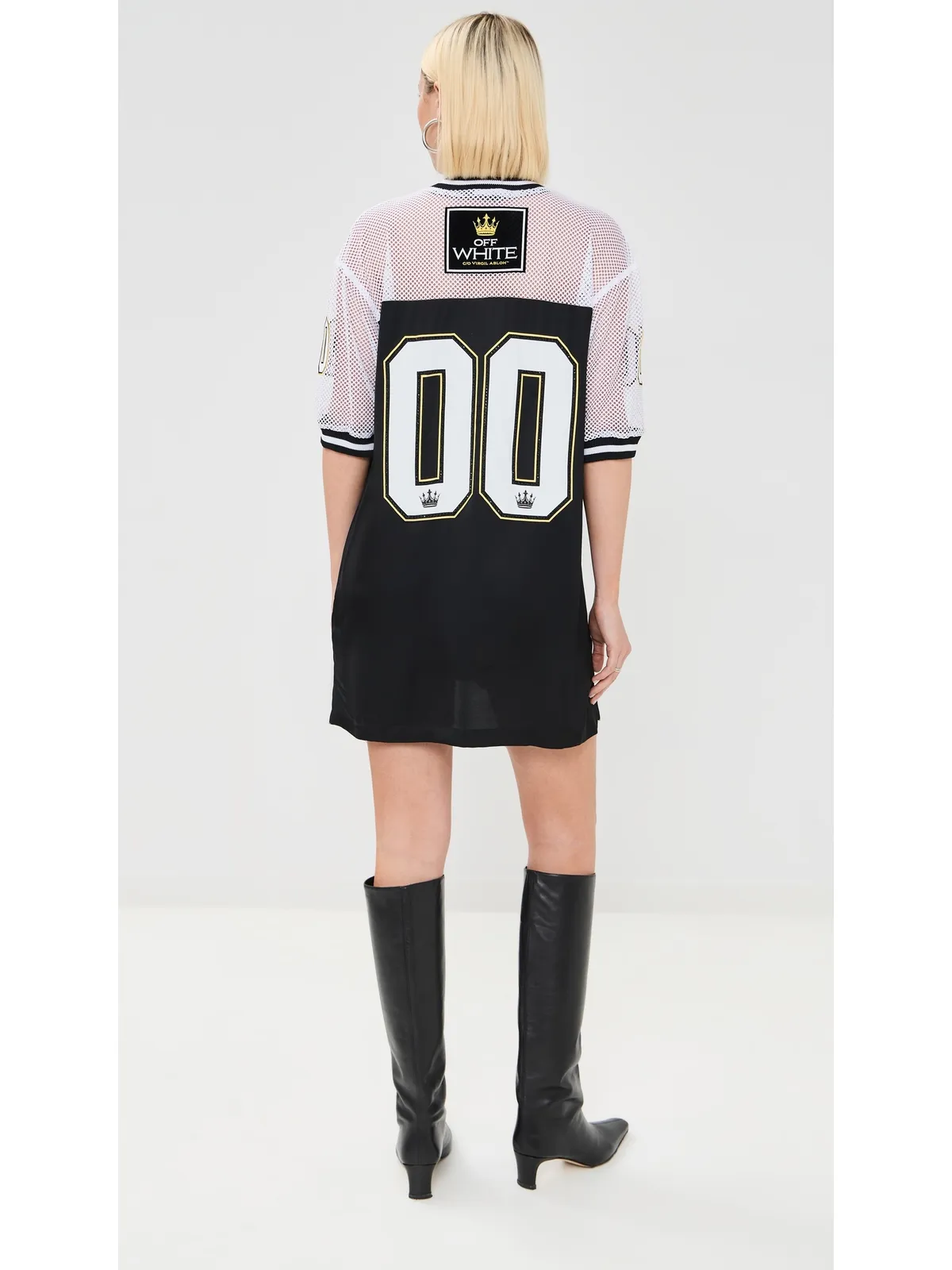 Off-White 00 ブリング フットボールドレス ブラック - 画像3