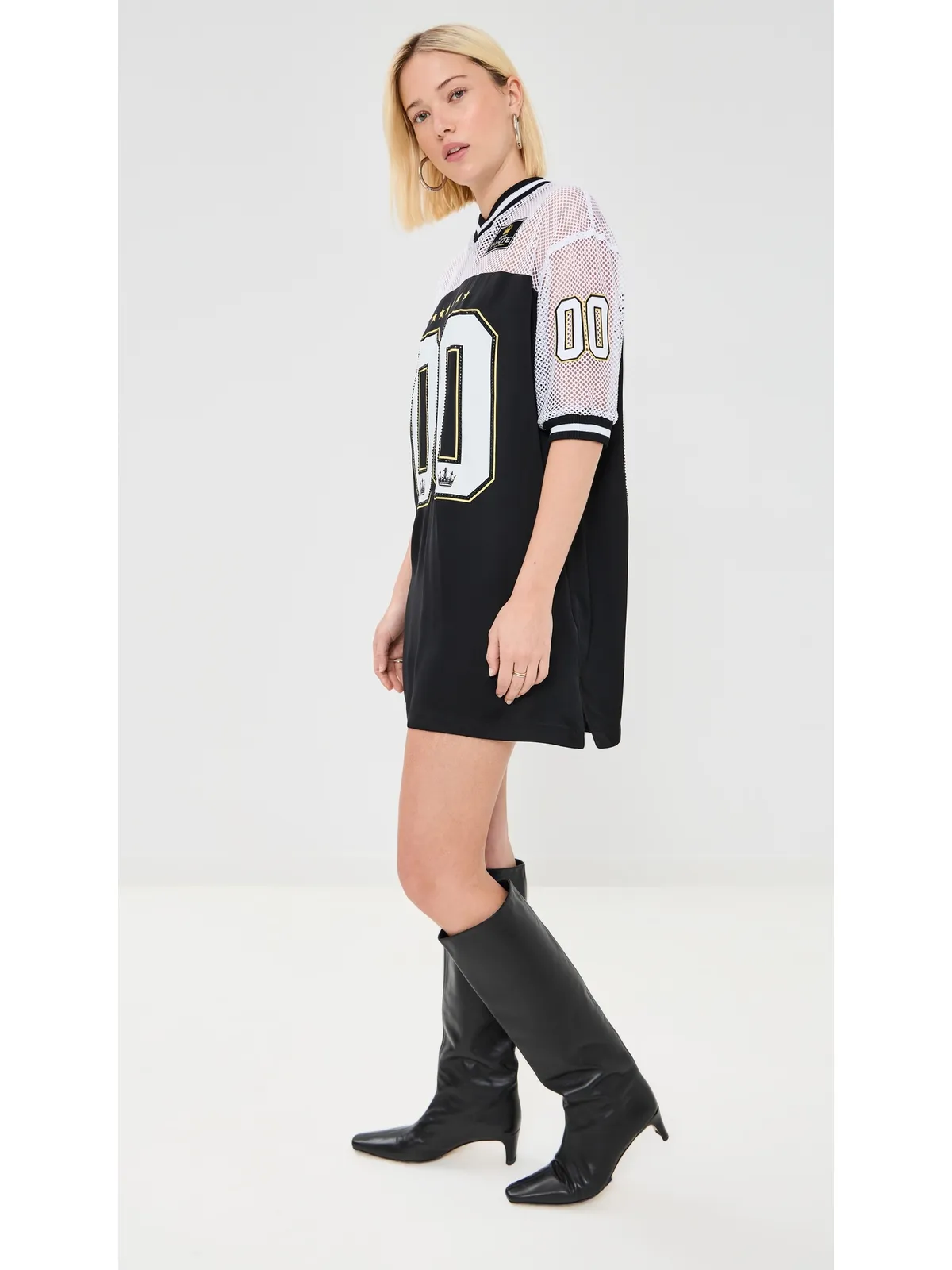 Off-White 00 ブリング フットボールドレス ブラック - 画像4