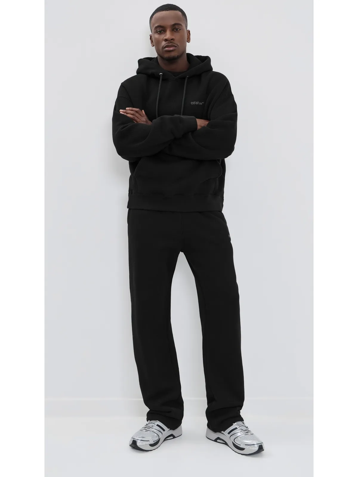 Off-White ブックish スケート フーディー ブラック M - 画像5