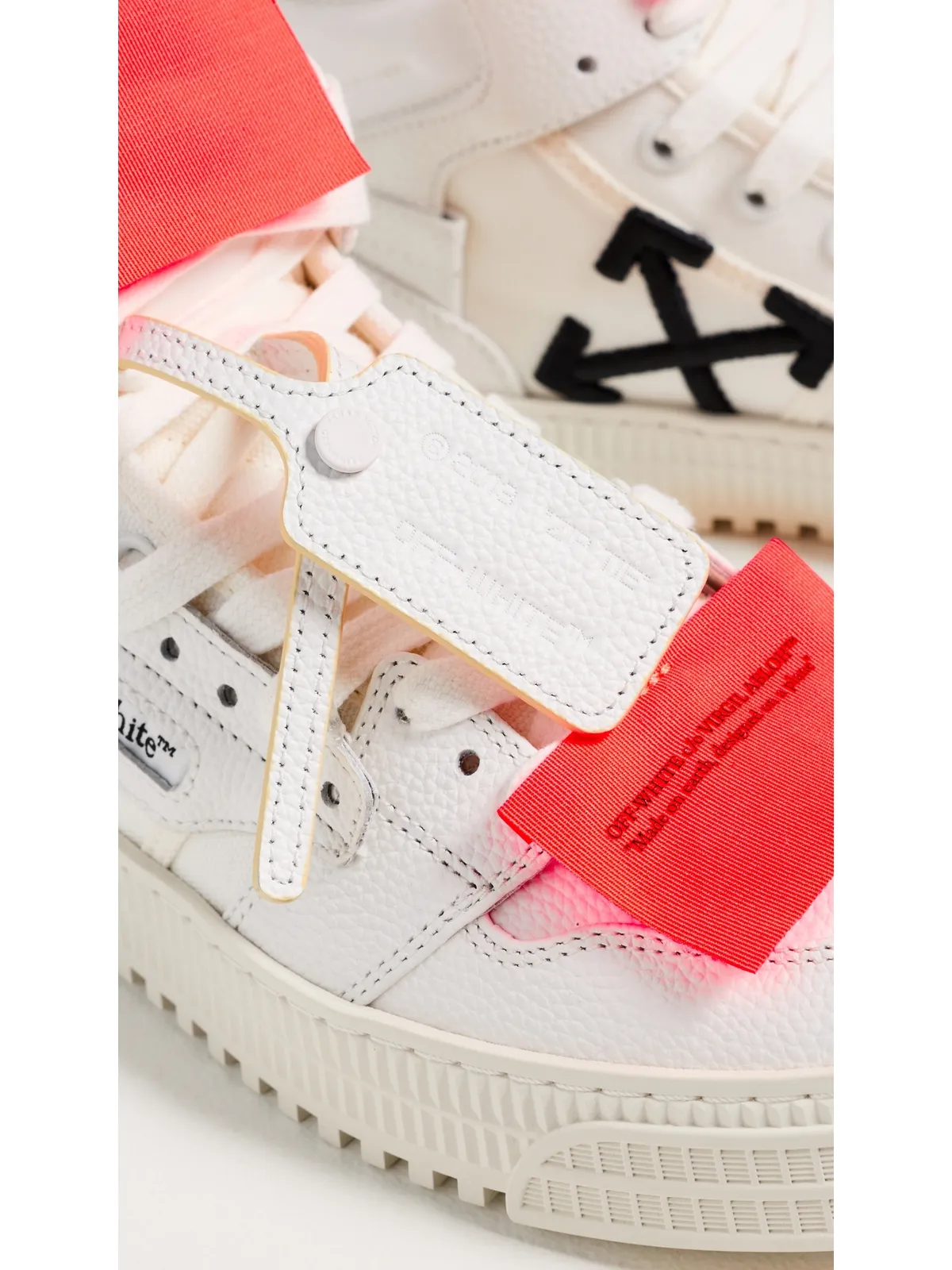 Off-White オフコートスニーカー ホワイト/オレンジ - 画像6