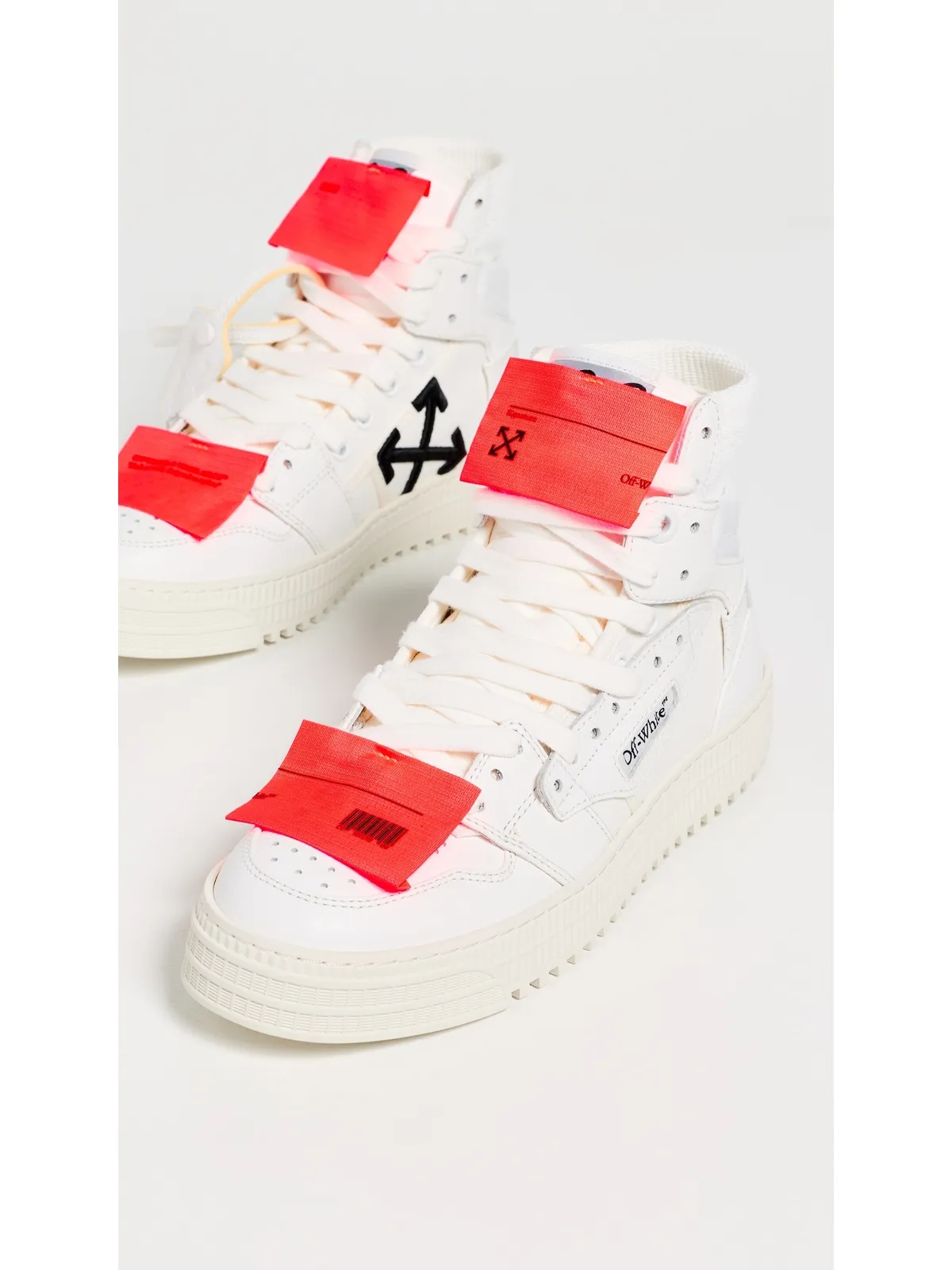 Off-White オフコートスニーカー ホワイト/オレンジ - 画像4