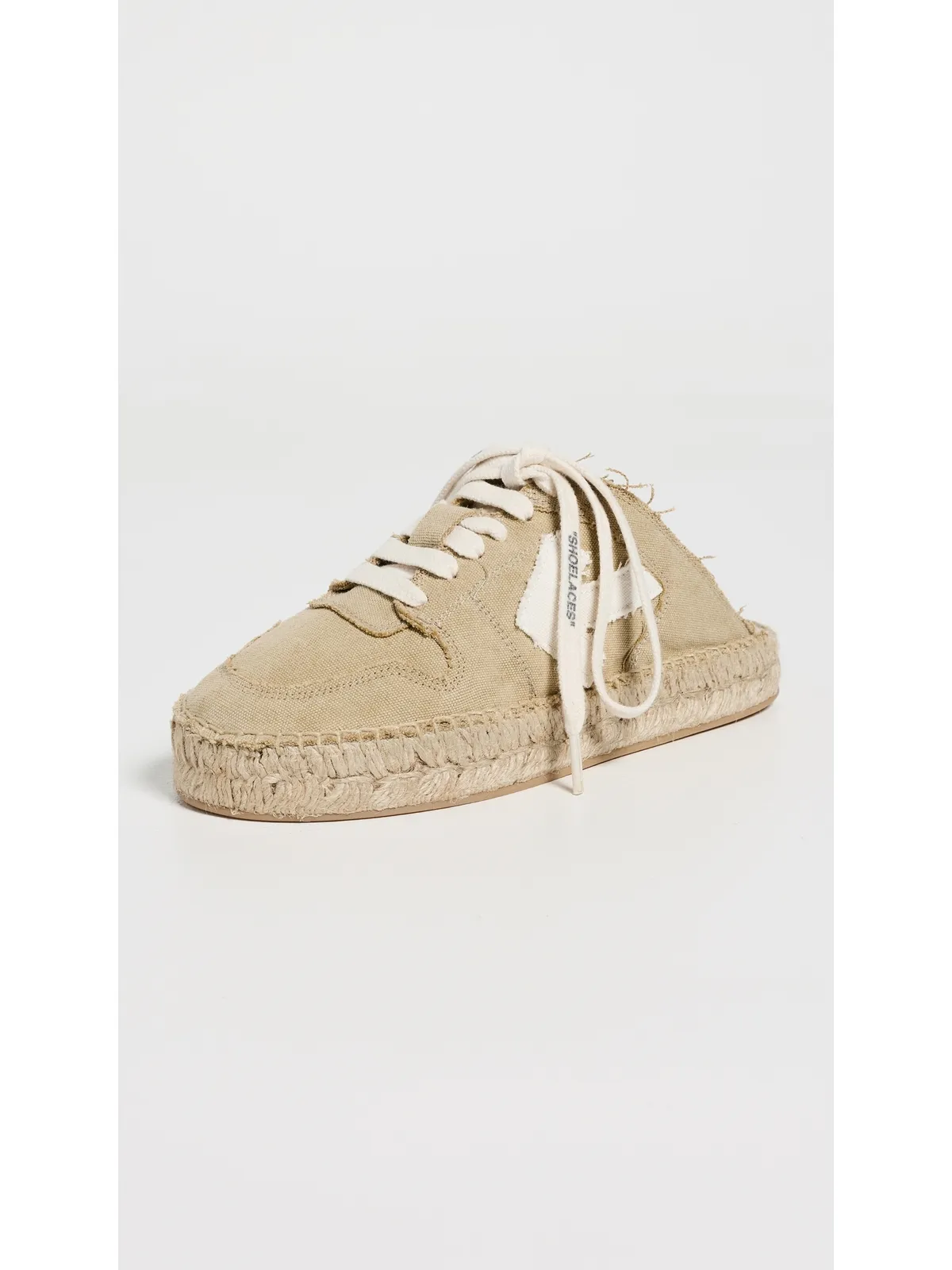 Off-White アロー エスパドリーユ ベージュ/ホワイト - 画像2