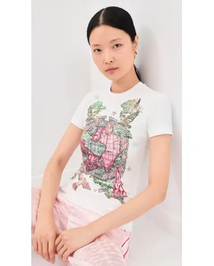 Off-White ドリームワールド・スリム ティー ホワイト/ブラック - サムネイル2