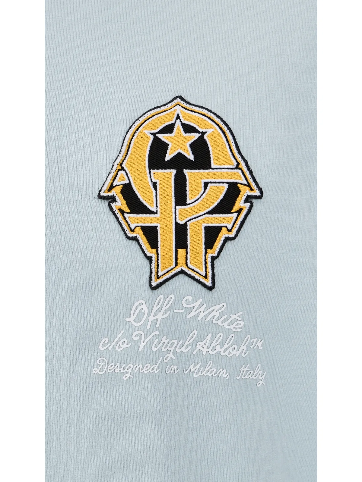 Off-White オフライン チーム スケート Tシャツ Celestial Blue - 画像6
