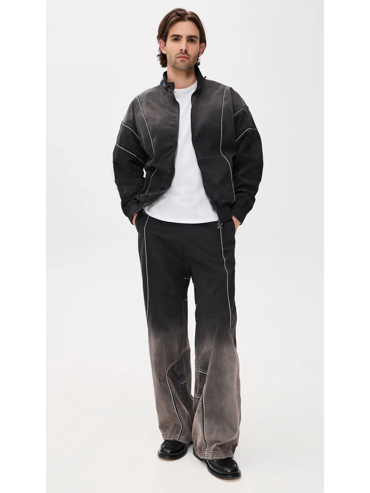 Off-White オフライン トラックジャケット ブラック - 画像5