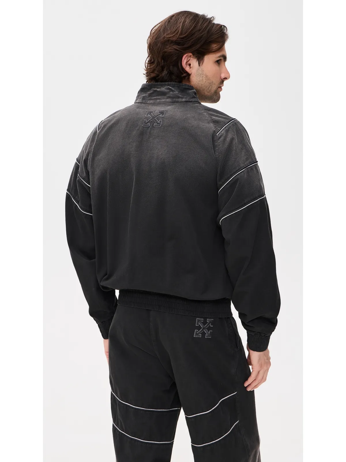 Off-White オフライン トラックジャケット ブラック - 画像3