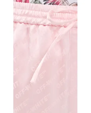 Off-White サテンパジャマパンツ ソフトピンク - サムネイル6