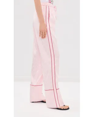 Off-White サテンパジャマパンツ ソフトピンク - サムネイル4