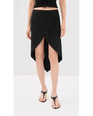 Off-White ステッチ フレンシー スカート - サムネイル2