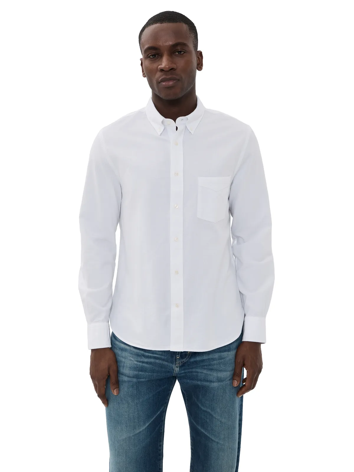 Officine Generale ニューオックスフォード ボタンダウンシャツ - 画像1
